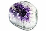 Sparkly, Dark Purple Amethyst Geode - Uruguay #378168-3